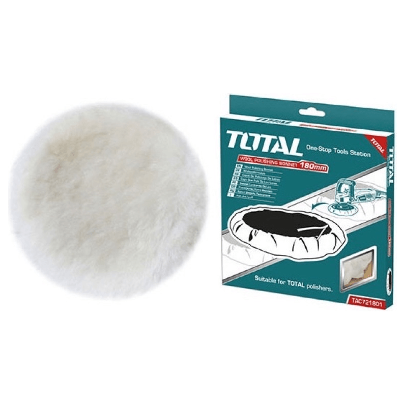 Total TAC721801 Wool Polishing Pad Bonnet Type | Total by KHM Megatools Corp.