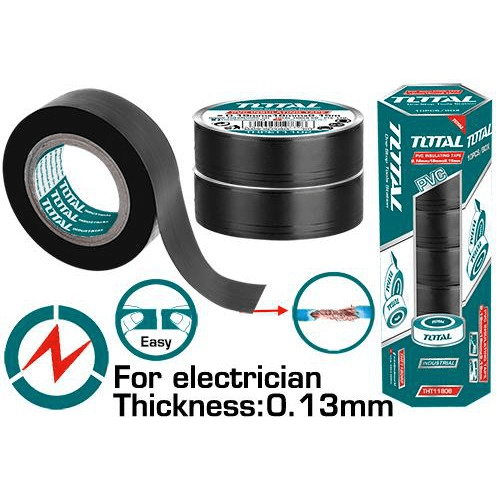Total THPET1103 PVC Insulating Tape / Electrical Tape | Total by KHM Megatools Corp. Main image