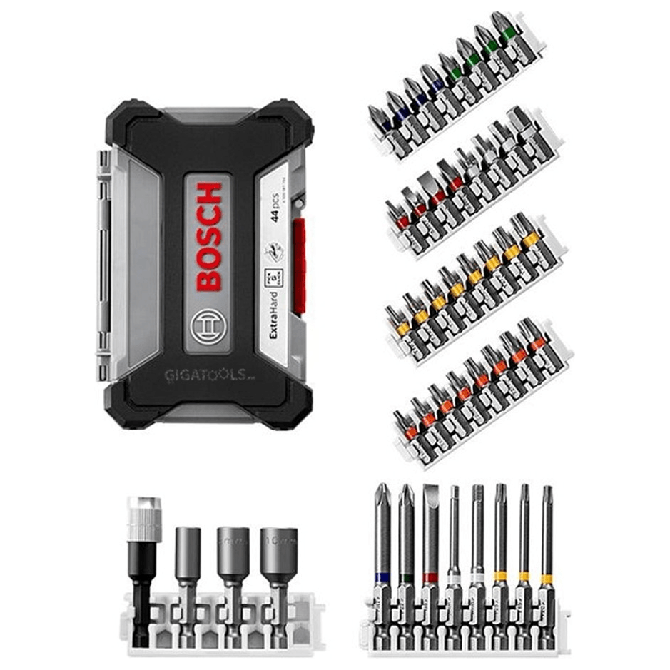 Bosch 44pcs Mixed Screwdriver Bits Set [Pick and Click] (2608522421) - KHM Megatools Corp.