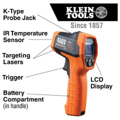 Klein IR-10 Dual Laser Infrared Thermometer / Thermal Scanner | Klein by KHM Megatools Corp.