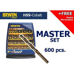 Irwin T6000053 Master Set 600 pcs HSS Cobalt Drill Bit - Goldpeak Tools PH Irwin