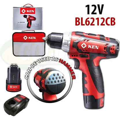 Ken BL6212CB 12V Cordless Drill - Driver - Goldpeak Tools PH Ken