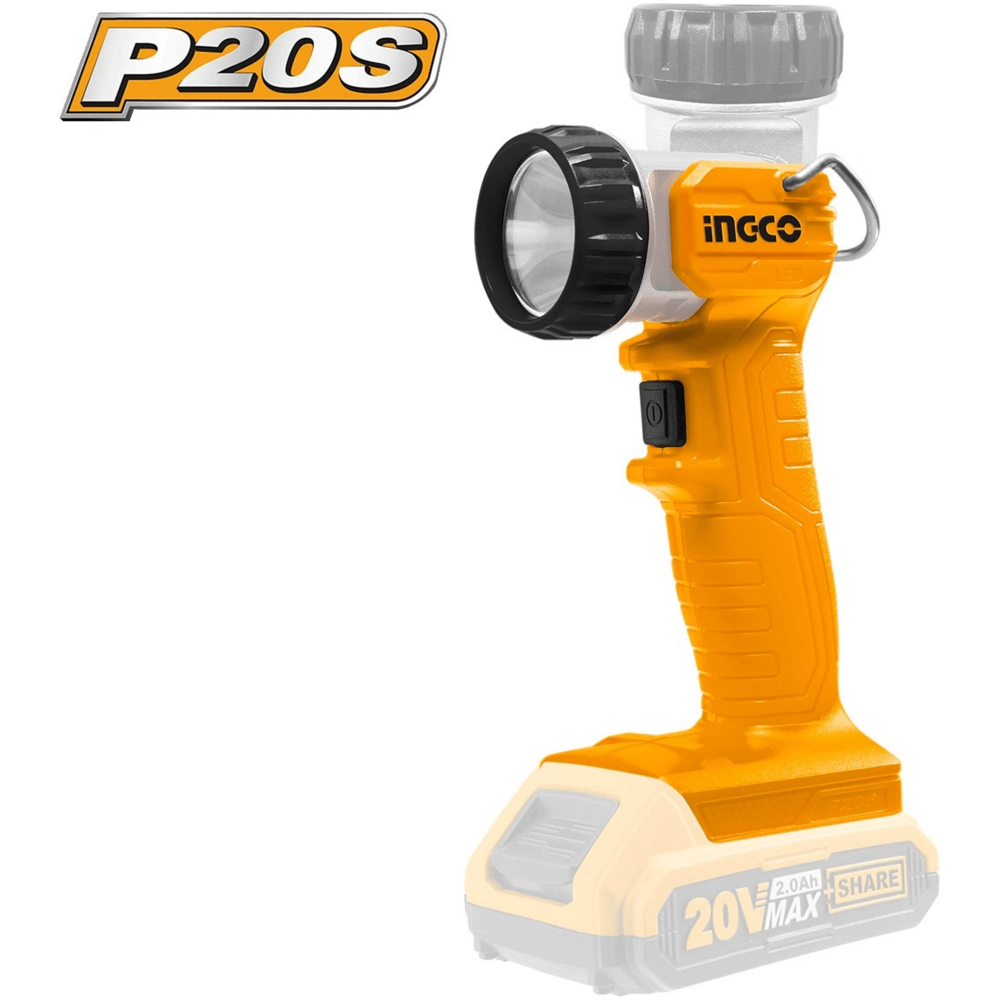 Ingco CWLI2023-20V Work Lamp 20V 120 lumens - KHM Megatools Corp.