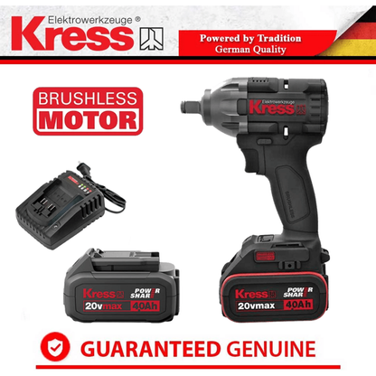 Kress KU270 20V Cordless Brushless Impact Wrench 1/2" - Goldpeak Tools PH Kress