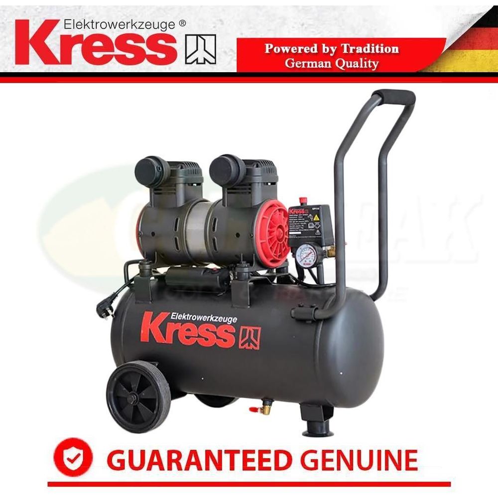 Kress KP130P Oil-less / Noise-less 2HP Air Compressor - Goldpeak Tools PH Kress
