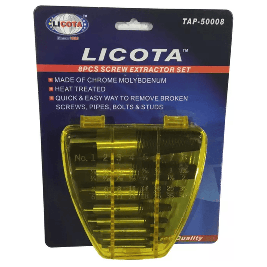 Licota TAP-50008 8pcs Screw Extractor Set | Licota by KHM Megatools Corp.