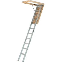 Louisville AA2210 Aluminum Attic Ladder "ELITE" 375 lbs - KHM Megatools Corp.