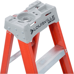 Louisville FS1500 Fiberglass Step Ladder / A-Type Ladder (300 lbs - Orange) - KHM Megatools Corp.