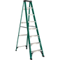 Louisville FS4000 Fiberglass Step Ladder / A-Type Ladder (225 lbs) [Green] - KHM Megatools Corp.