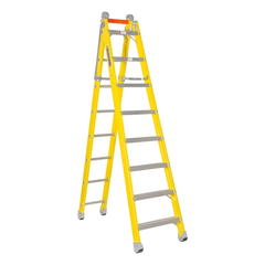 Louisville FXC1000 Fiberglass Multipurpose Ladder (Step *A-Type to Straight Ladder) [375 lbs] - KHM Megatools Corp.
