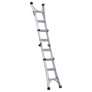 Louisville L2098 Multipurpose Aluminum Articulating Folding Ladder 300 lbs
