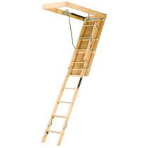Louisville L254P Wood Attic Ladder "Premium" 250 lbs
