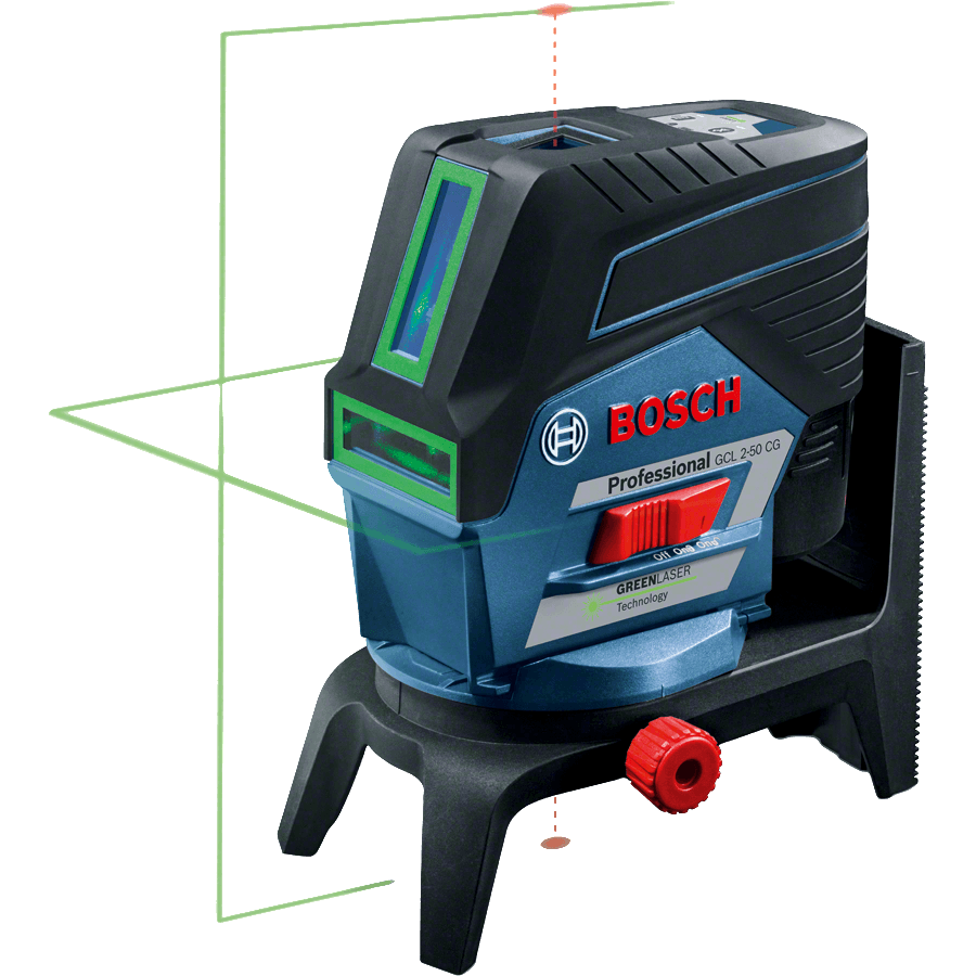 Bosch GCL 2-50 CG Cross Line Laser Level with Plumb Points (50 meters) | Bosch by KHM Megatools Corp.