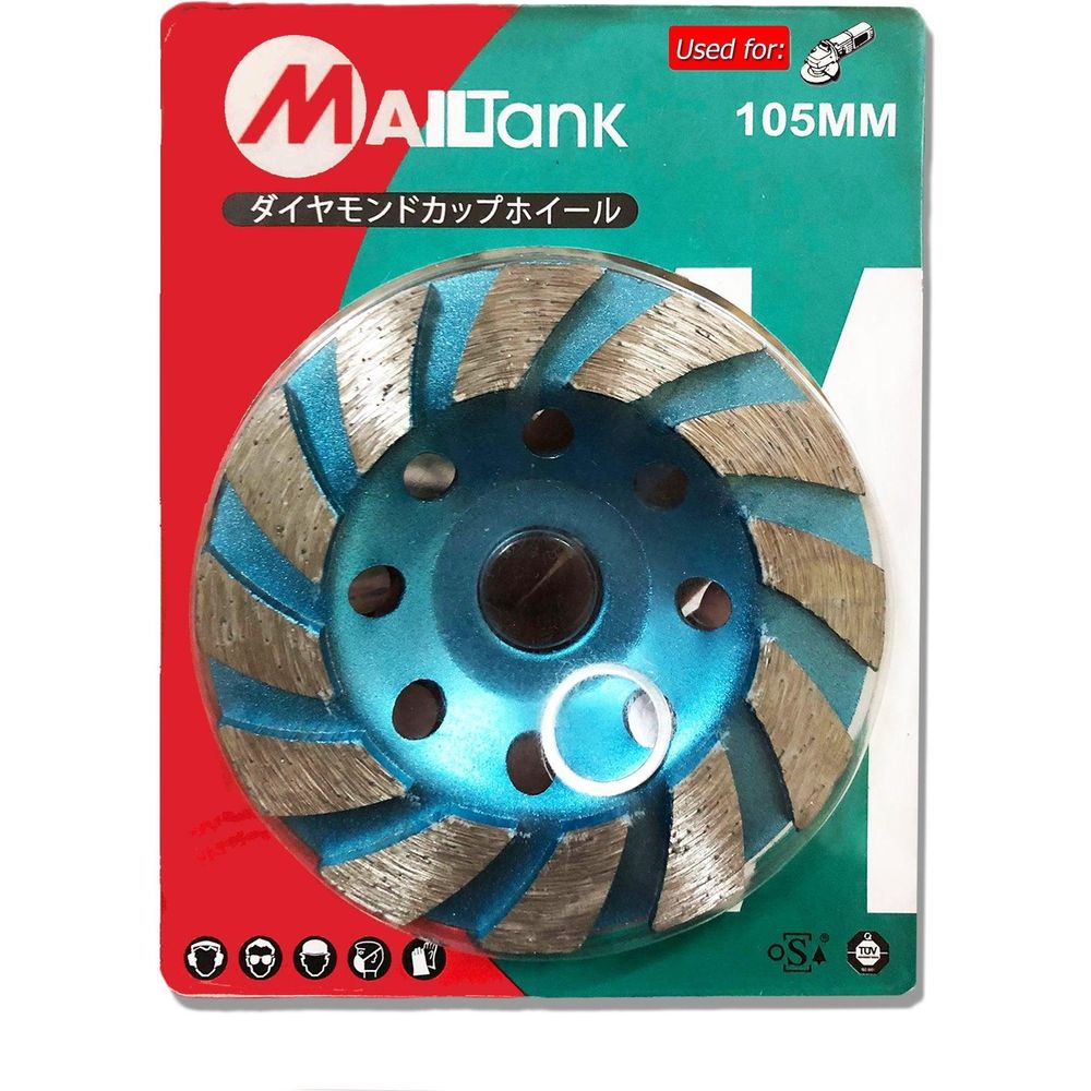 Mailtank Diamond Cup Wheel 4" - Goldpeak Tools PH Mailtank