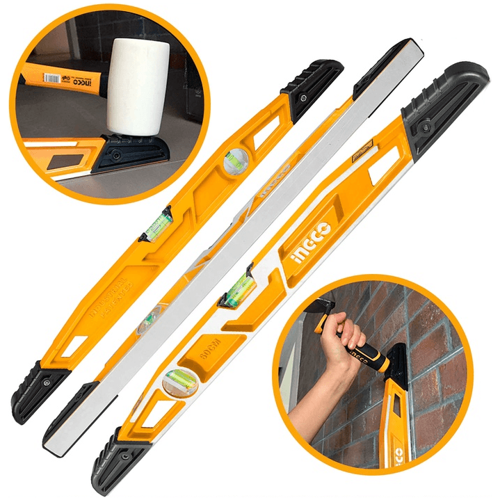 Mason Level Rope Ingco HBSL08060 HD Mason's Level Bar 60cm