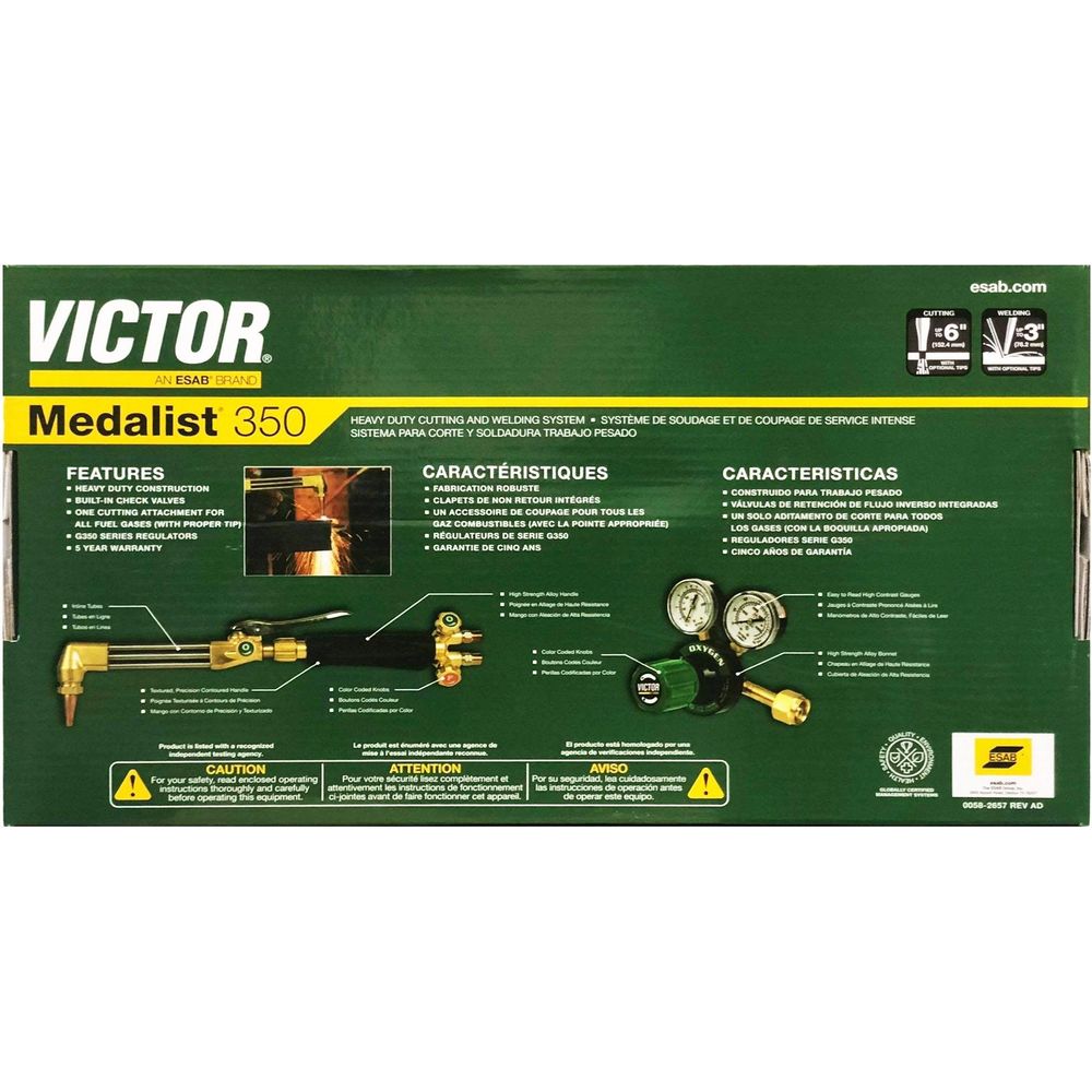 Victor Medalist 350 Cutting & Welding Outfit - Goldpeak Tools PH Victor
