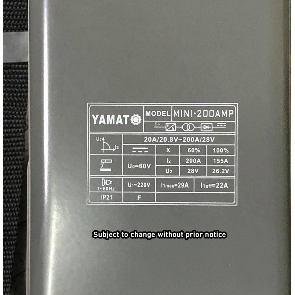 Yamato MINI-200AMP DC Inverter Welding Machine | Yamato by KHM Megatools Corp.