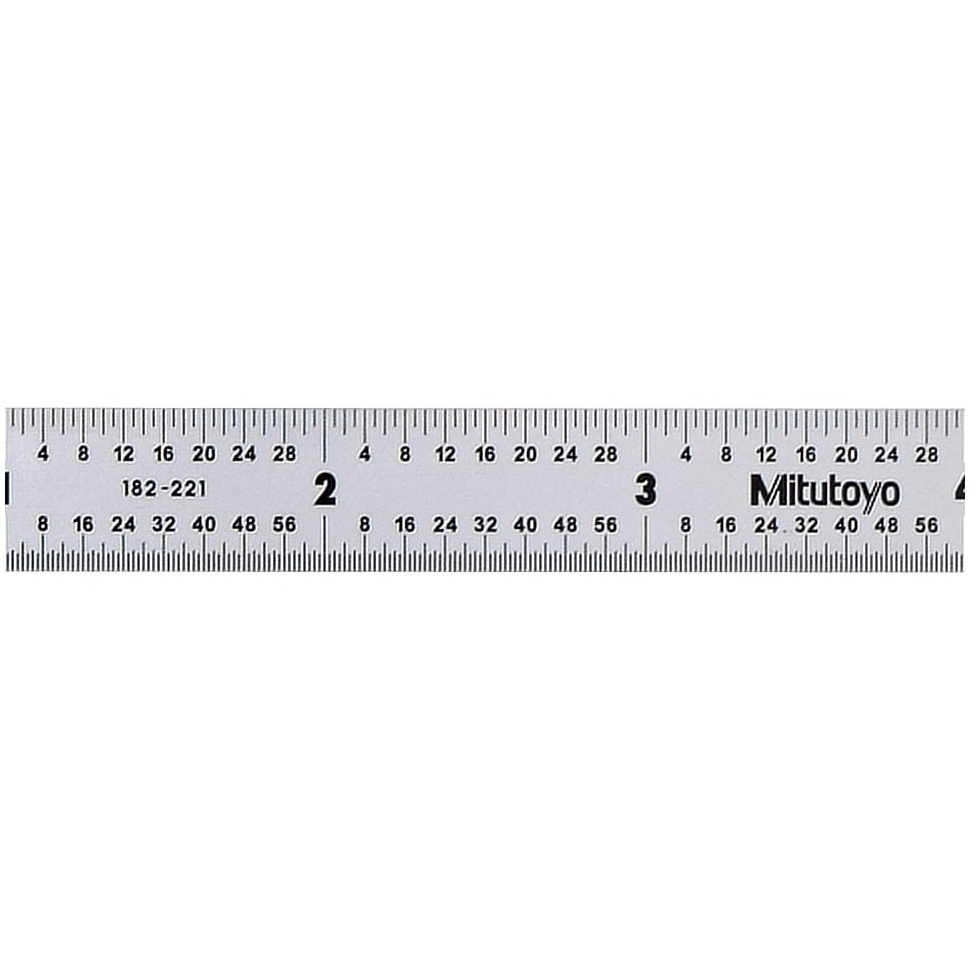 Mitutoyo 182 221 Fully Flexible Steel Rule Ruler 12