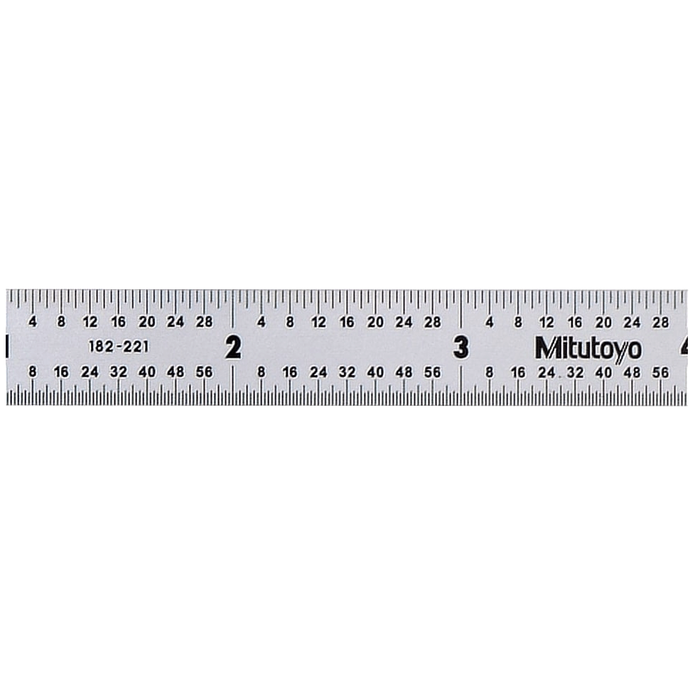 Mitutoy Ruler Mitutoyo 182-221 Fully Flexible Steel Rule / Ruler 12