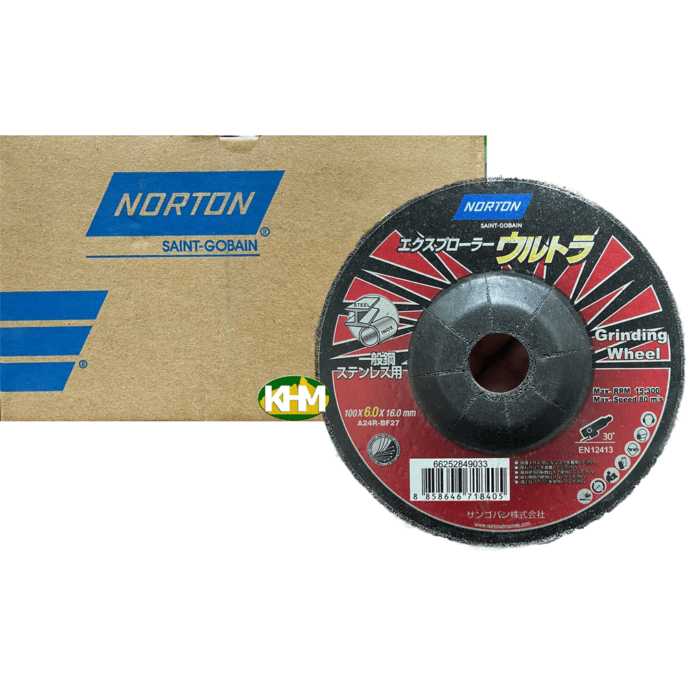 Norton Grinding Disc 4" (100mm) for Metal [Explorer Ultra]