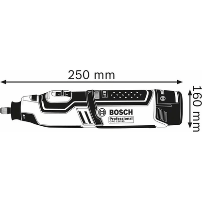 Bosch GRO 12V-35 Cordless Rotary Tool (Bare) - Goldpeak Tools PH Bosch