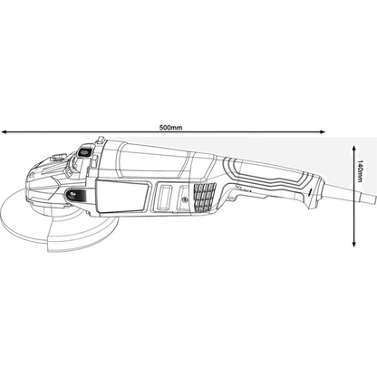 Bosch GWS 2200-180 Large Angle Grinder 7" (180mm) 2200W | Bosch by KHM Megatools Corp.