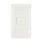Omni P1-ET-PK Telephone Outlet 4 Pins in Plate (Flush Type) | Omni by KHM Megatools Corp.