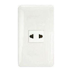 Omni P1-EU-PK Universal Outlet in Plate (Flush Type) | Omni by KHM Megatools Corp.