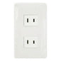 Omni P2-ER-PK 2pc Regular Outlet in Plate (Flush Type) | Omni by KHM Megatools Corp.