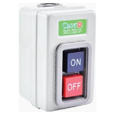 Omni PBS-315 Power Push Button Switch 15A 2.2KW | Omni by KHM Megatools Corp.