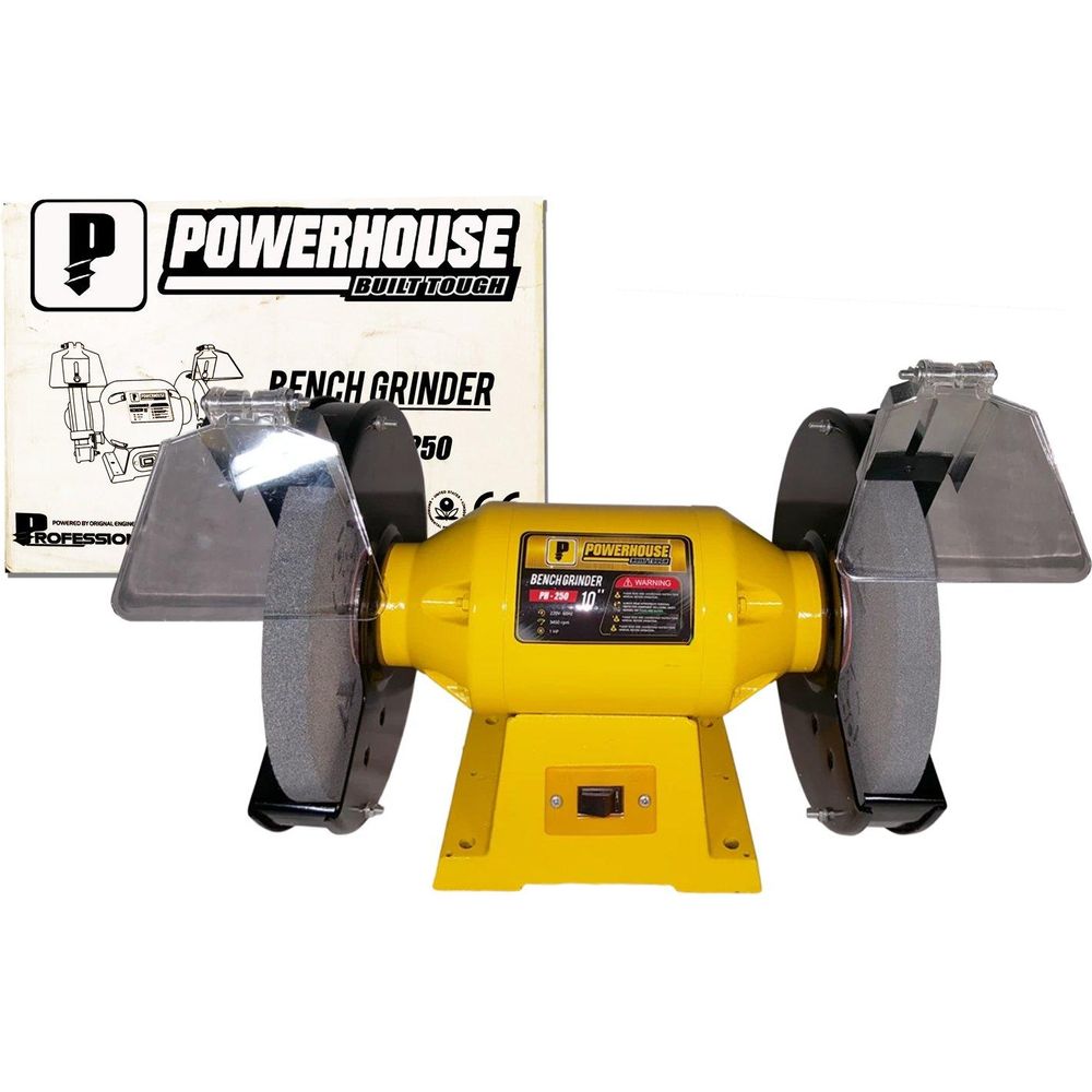 Powerhouse PH-250 Bench Grinder 10" - Goldpeak Tools PH Powerhouse