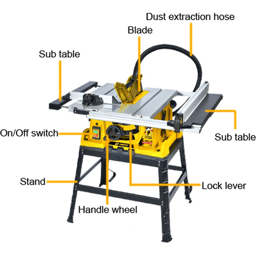 Powerhouse PH-FWTS2-10-2400HD Industrial Table Saw 10" 2400W (Workshop Grade)