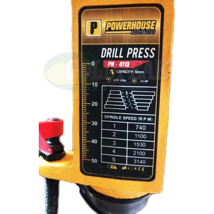Powerhouse PH-4113 Drill Press - Goldpeak Tools PH Powerhouse