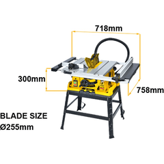 Powerhouse PH-FWTS2-10-2400HD Industrial Table Saw 10" 2400W (Workshop Grade) - KHM Megatools Corp.