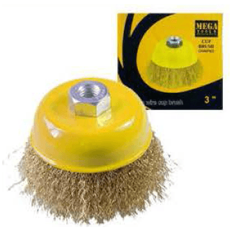 Megatools Crimped Wire Cup Brush - KHM Megatools Corp.