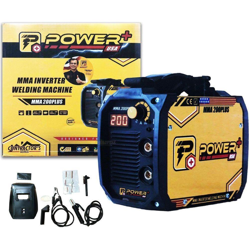 Powerplus Machine Powerplus MMA 200PLUS DC Inverter Welding Machine