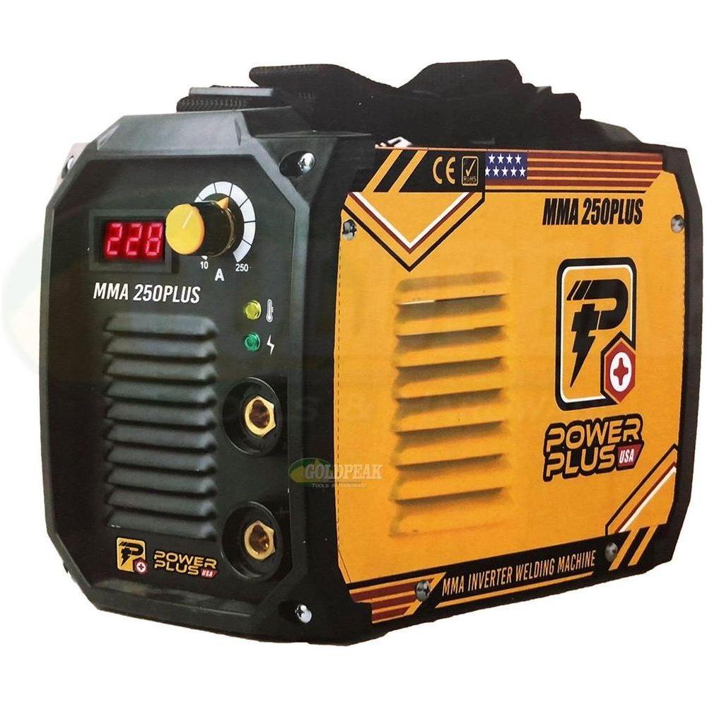 Powerplus Machine Powerplus MMA 250PLUS DC Inverter Welding Machine – KHM Megatools Corp.