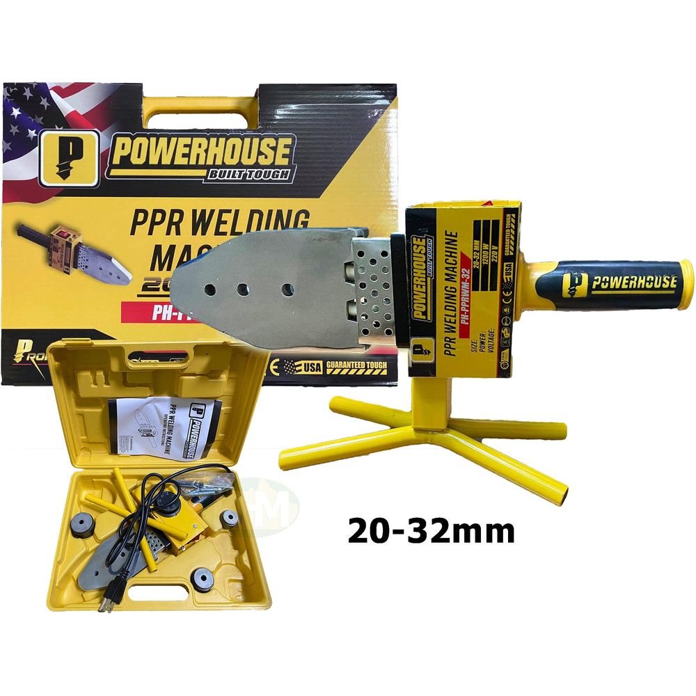 Powerhouse PH-PPRWM-32 Pipe Fusion / PPR Welding Machine (20-32mm) | Powerhouse by KHM Megatools Corp.