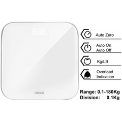 Ingco HESA41802 Body Weighing Scale 180kg - KHM Megatools Corp.