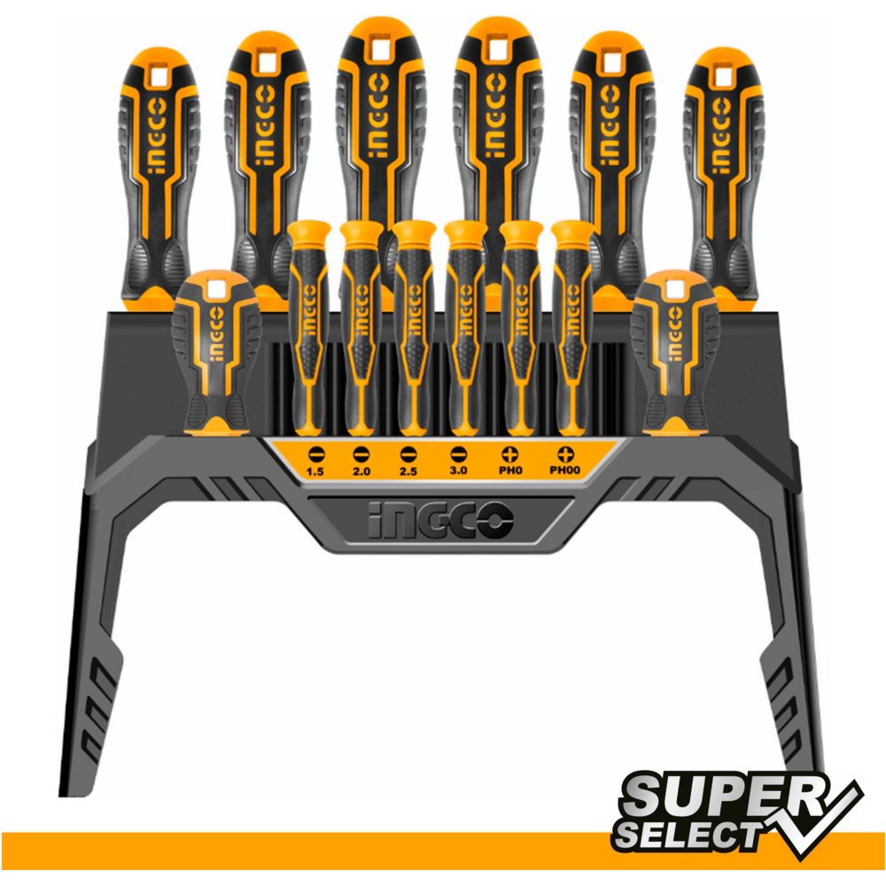 Ingco HKSD1428 14pcs Screwdriver Set & Precision Screwdriver Set (SS) - KHM Megatools Corp. Main image