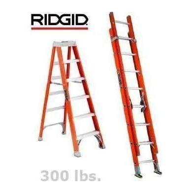 Ridgid Fiberglass Industrial A-type Ladder | KHM Megatools Corp.