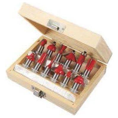 Megatools 12pcs Router Bit Set