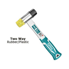 Total THT77406 Two Way Rubber Mallet / Plastic Hammer - Goldpeak Tools PH Total