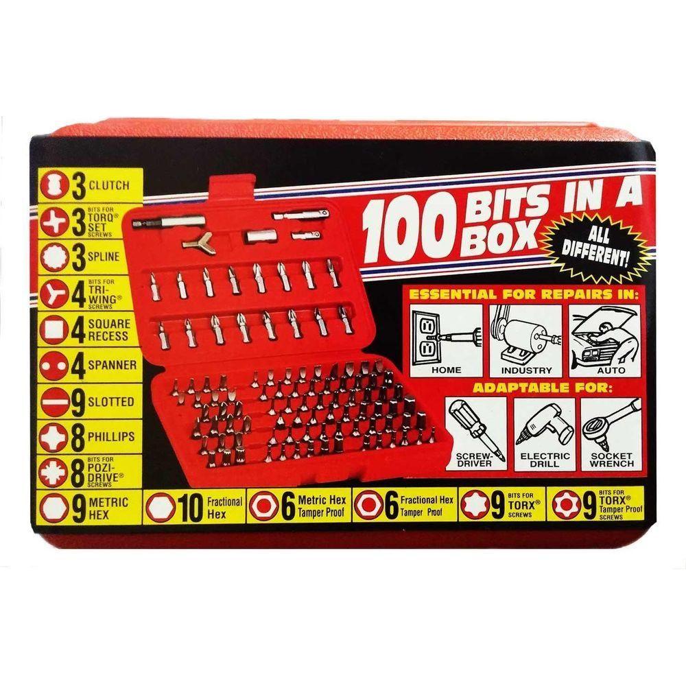 100 pcs. Screwdriver Bit Set - Goldpeak Tools PH Generic Main image