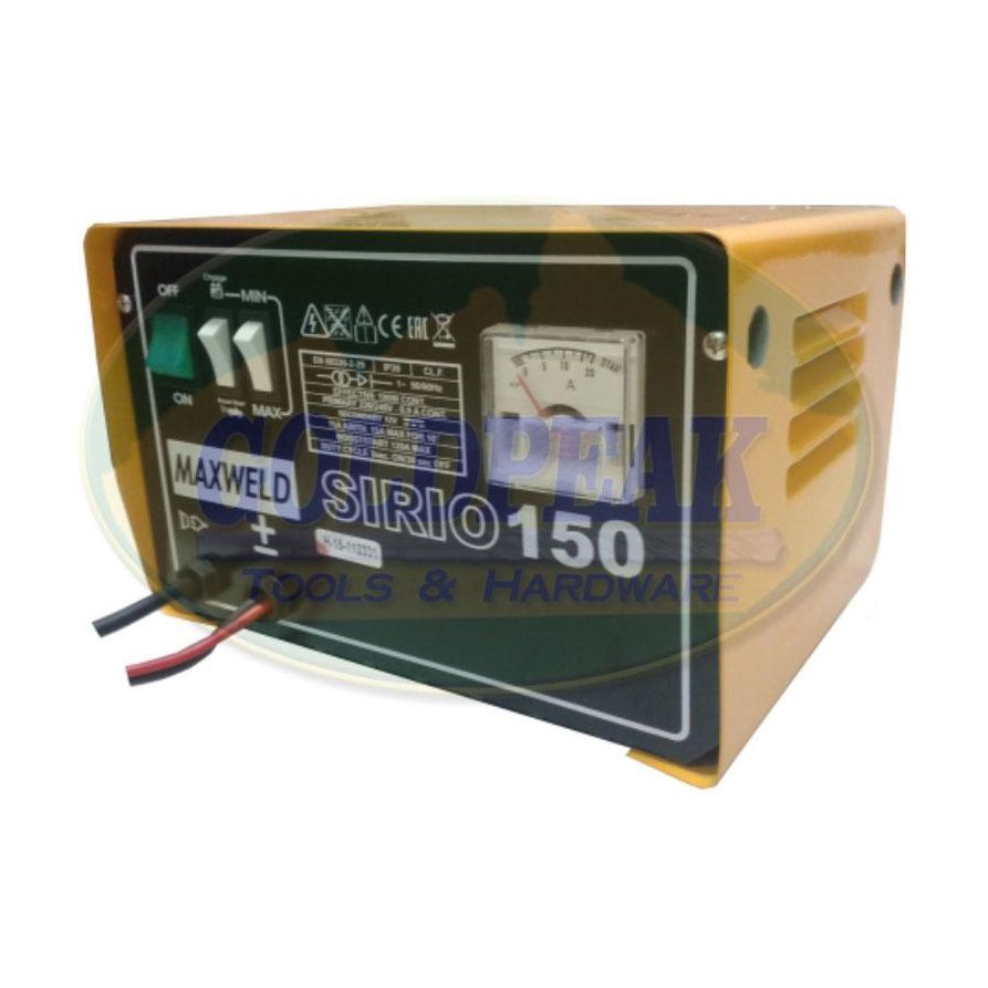Maxweld Sirio 150 Portable Car Battery Charger & Starter - Goldpeak Tools PH Maxweld