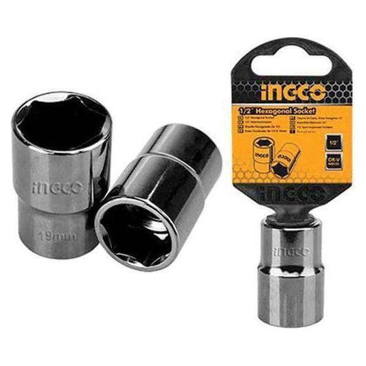 Ingco 1/2" Drive Hexagonal Socket Wrench 6pts [Loose] - KHM Megatools Corp.