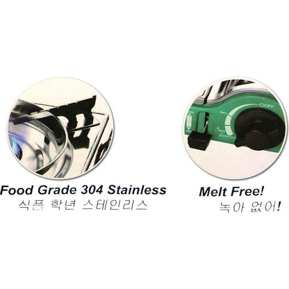 Sonic SPGR-707 Portable Stainless Gas Range (Butane) - Goldpeak Tools PH Sonic