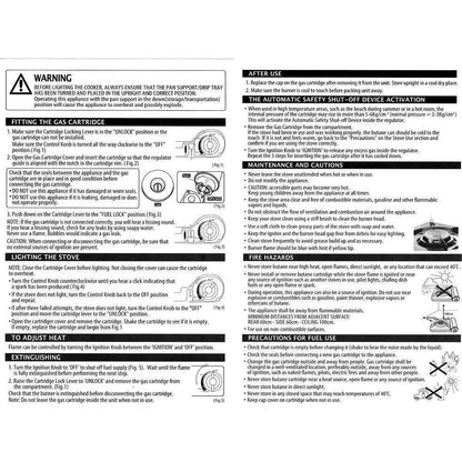 Sonic SPGR-505 2in1 Portable Gas Range (Butane/LPG) - Goldpeak Tools PH Sonic