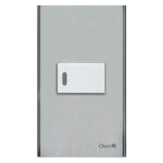 Omni SP0-S14-PK 1-Way Illuminated Switch in Stainless Plate 16A (Wide Series) | Omni by KHM Megatools Corp.