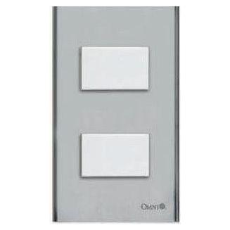 Omni SP2-S13-PK 2pc 1-Way Switch in Stainless Plate (Wide Series) | Omni by KHM Megatools Corp.